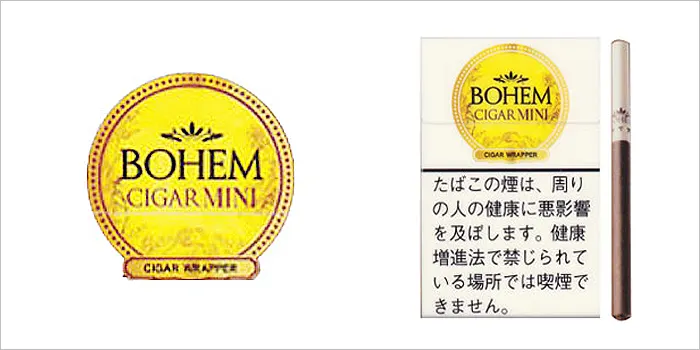 ボヘーム・シガー・ミニ・スーパースリム・アイボリー