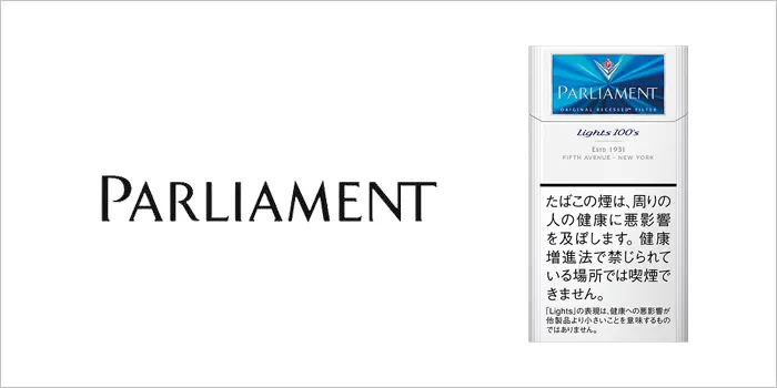 パーラメント・ライト 6mg 100'sボックス