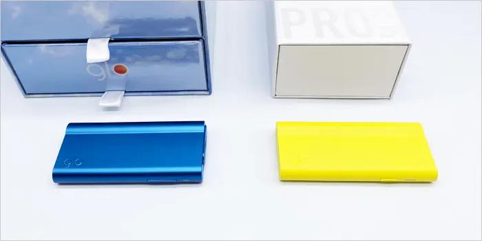 グローハイパーエアとグロープロスリムの実機画像