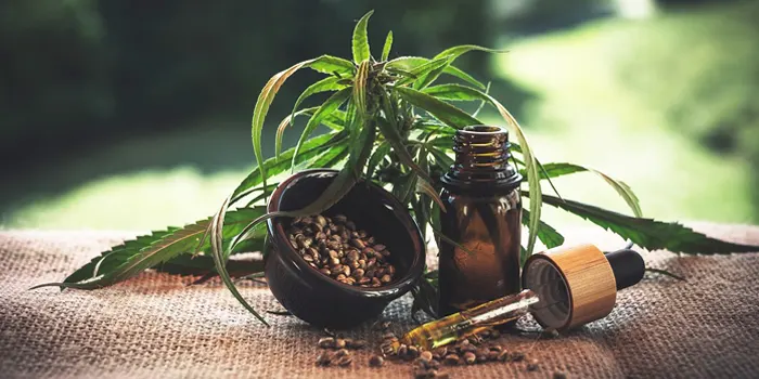 麻の葉とスポイト