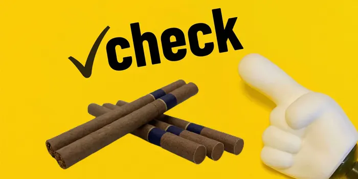 リトルシガーを指さす