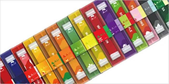 エアーミニが並んでいる画像