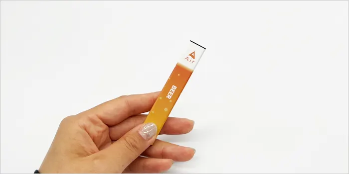 エアーミニ本体を持っている画像