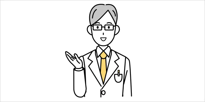 解説しているお医者さんの画像