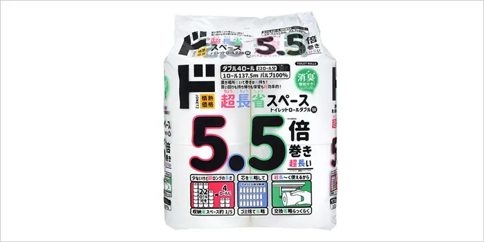 超長省スペーストイレットロールダブルW5.5倍巻きの画像