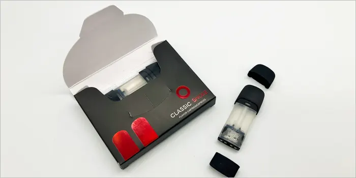 ドクターベイプ2カートリッジのキャップを外す