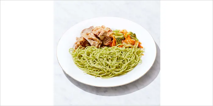 ジェノベーゼパスタセットの画像