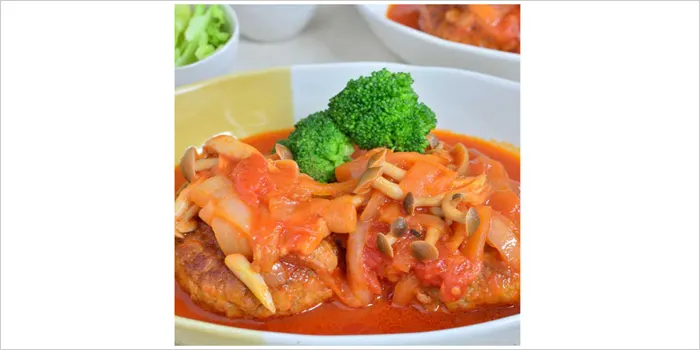 ハンバーグ煮込みの画像