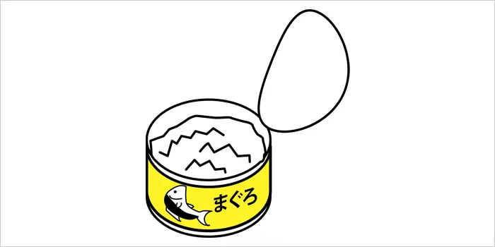 缶詰のイラスト