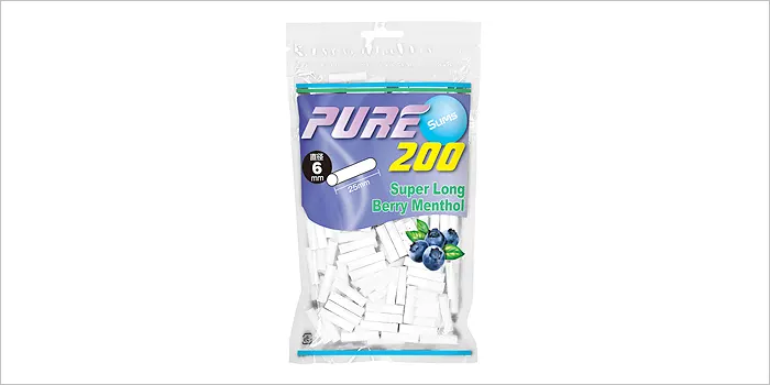 PURE「スリム・スーパーロング・ベリーメンソール・フィルター」