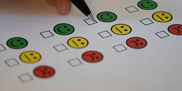 評価チェックシートの画像