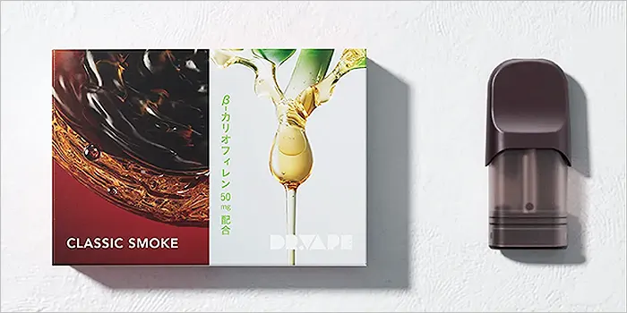 ドクターベイプ3「クラシックスモーク Β-カリオフィレン入り」のパッケージ