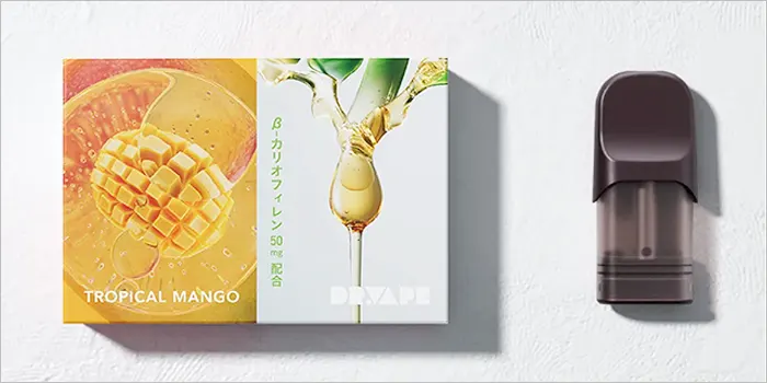 ドクターベイプ3「トロピカルマンゴー Β-カリオフィレン入り」のパッケージ