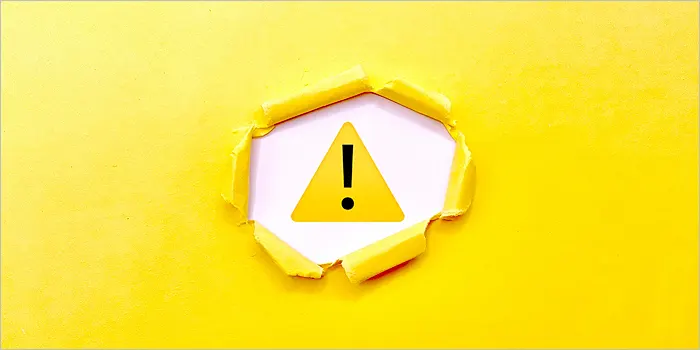 注意を促す画像