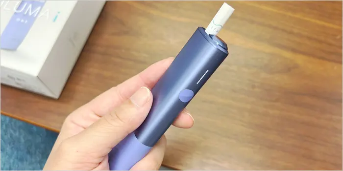 テリアのスティックが差し込まれたアイコスイルマアイワン本体