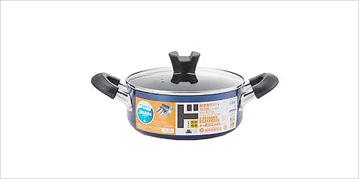 ふっ素加工両手鍋 20cm