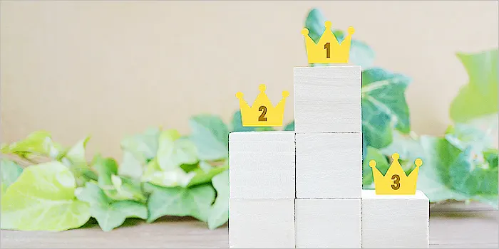 順位を表すブロック