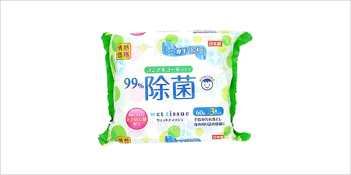 情熱価格 99%除菌ウェットティッシュ ノンアルコールタイプ