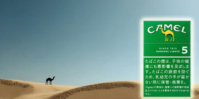 販売中キャメルのメンソール